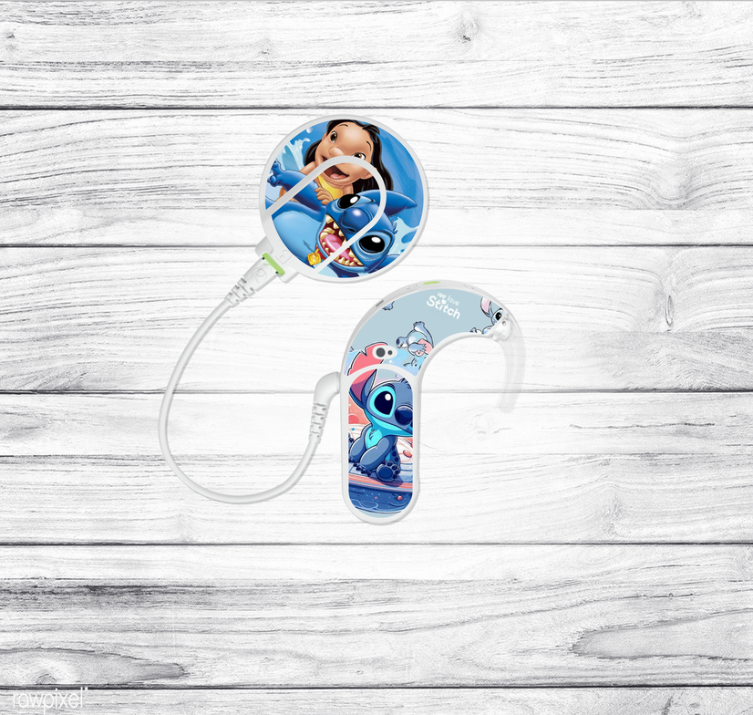 Pegatinas MED-EL Sonnet 1 y Sonnet 2 - Lilo y Stitch